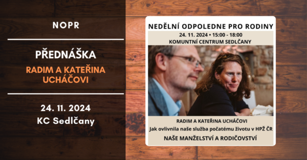 NOPR – nedělní odpoledne pro rodiny – 24.11.2024