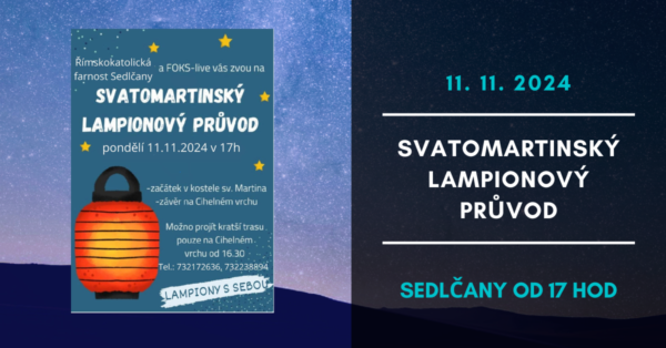 Svatomartinský lampionový průvod 2024