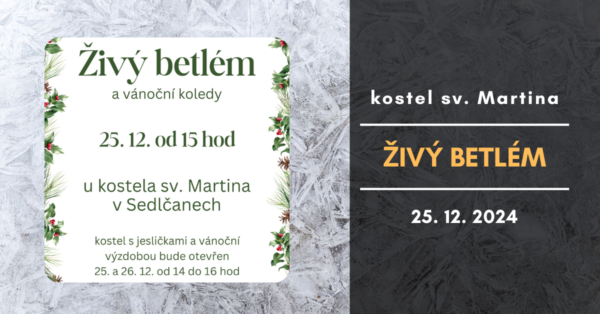 Živý betlém – 25.12.2024