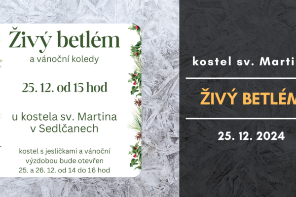 Živý betlém – 25.12.2024